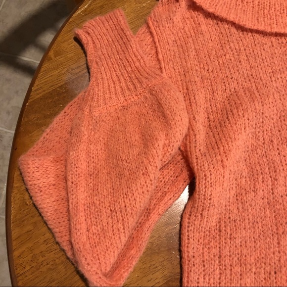 Free People Ophelia Pullover Alpaca Oversized Knit Sweater in Peach M - Picture 8 of 16